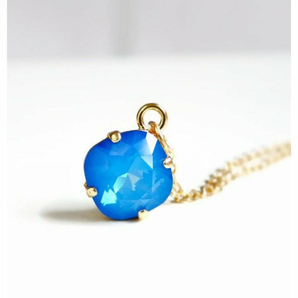 Blue Opal Crystal Pendant