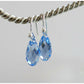 Light Sapphire Blue Crystal Earrings