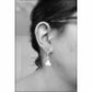 Vintage blue sapphire crystal earrings